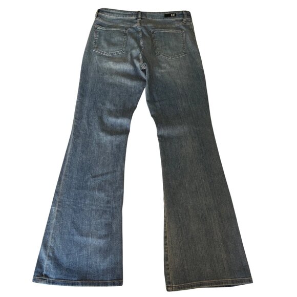 Kut From The Kloth Stella High Rise Flare Blue Jeans, Size 12 - Picture 4 of 4